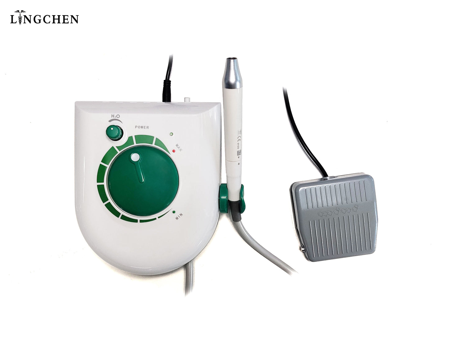 Portable scaler with water bottle